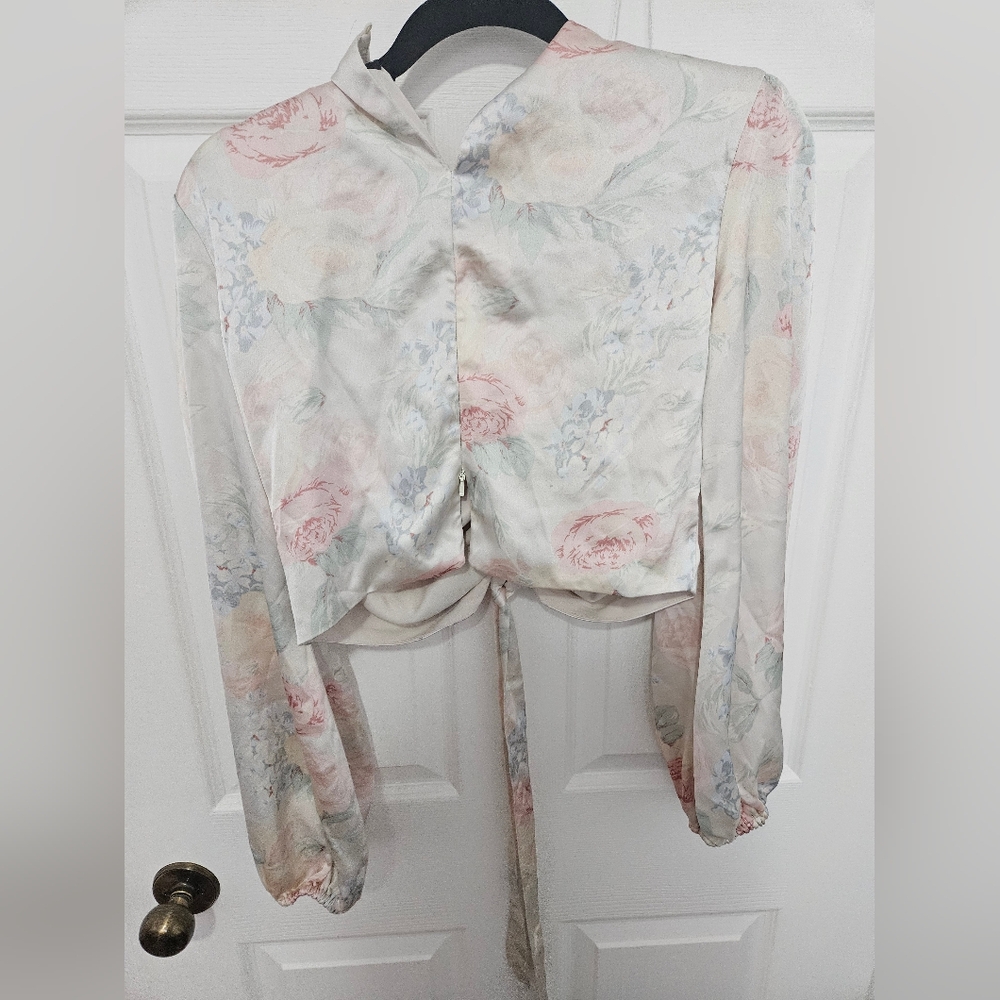 Bardot crop top